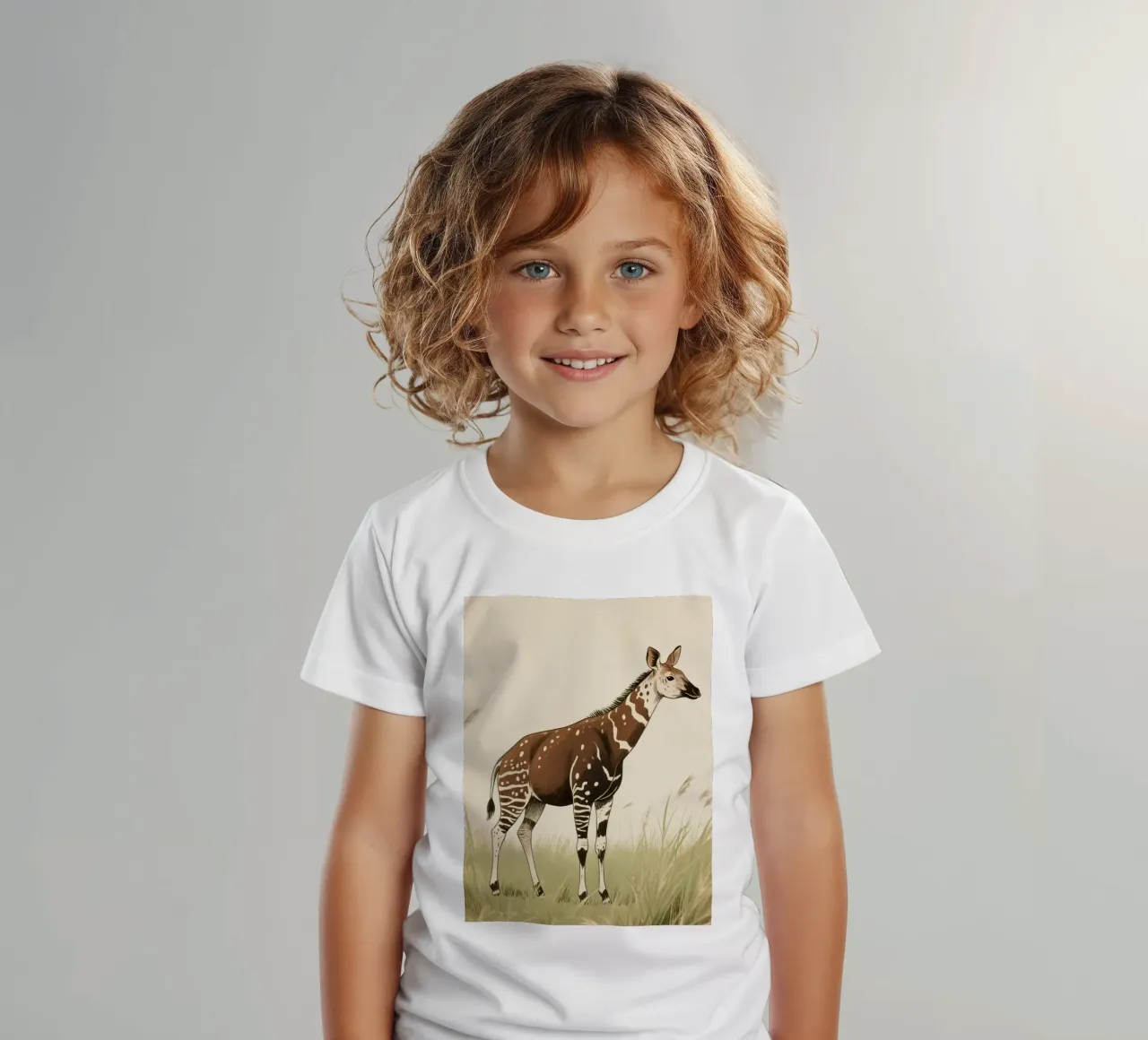 Okapi dier kinder t-shirt van knowledge