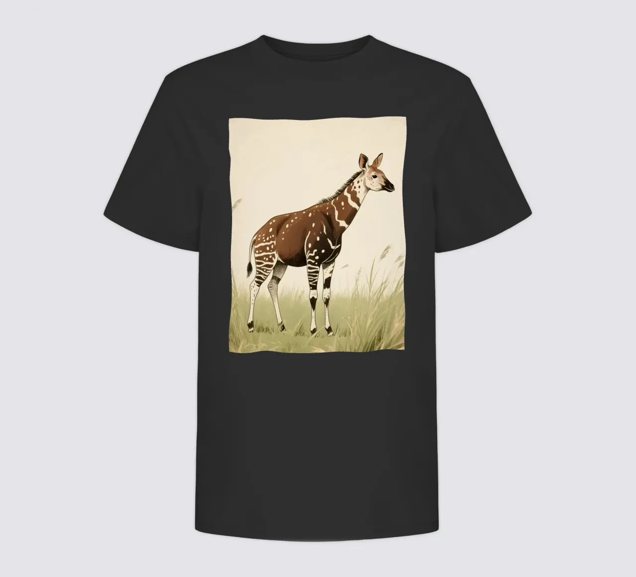 Okapi dier kinder t-shirt van knowledge