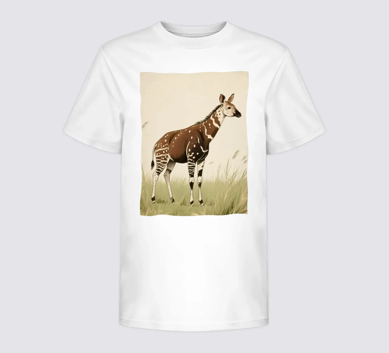 Okapi dier kinder t-shirt van knowledge
