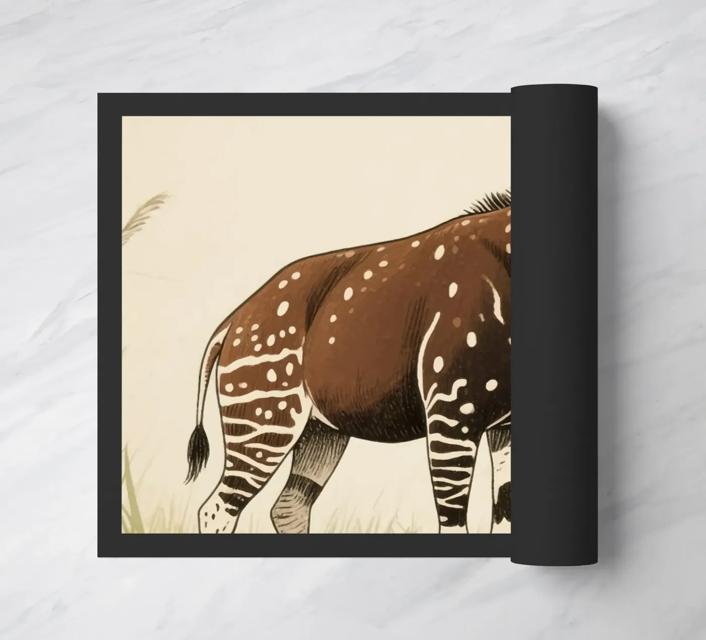 Okapi dier deurmat van knowledge