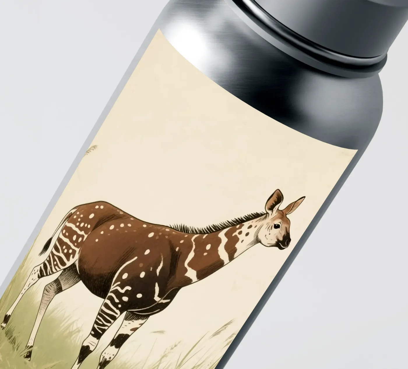 Okapi dier sticker van knowledge