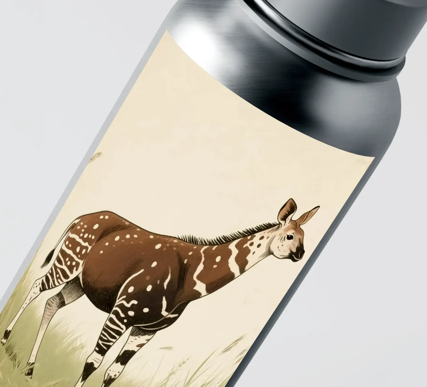 Okapi dier sticker van knowledge