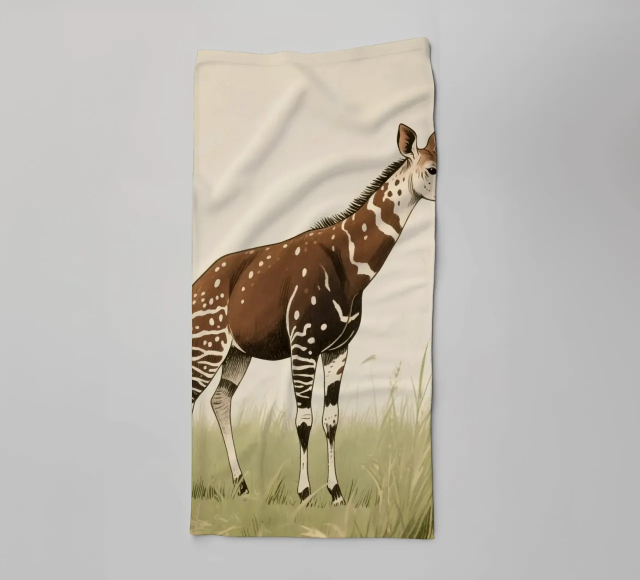Animale Okapi asciugamano da bagno da knowledge