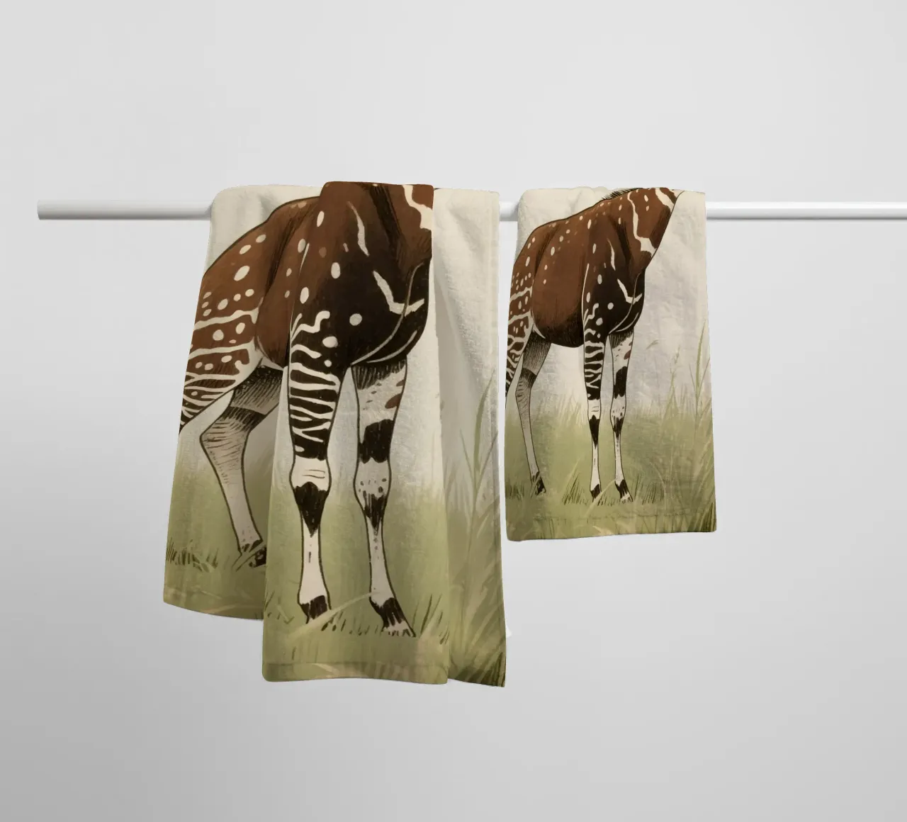 Animale Okapi asciugamano da bagno da knowledge