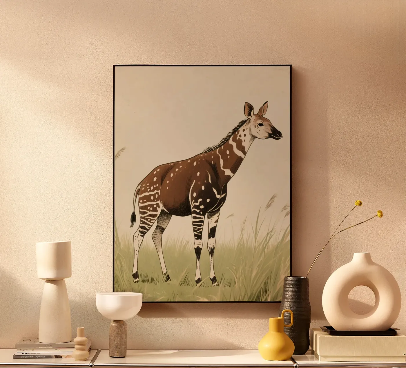 Animale Okapi plexiglass da knowledge