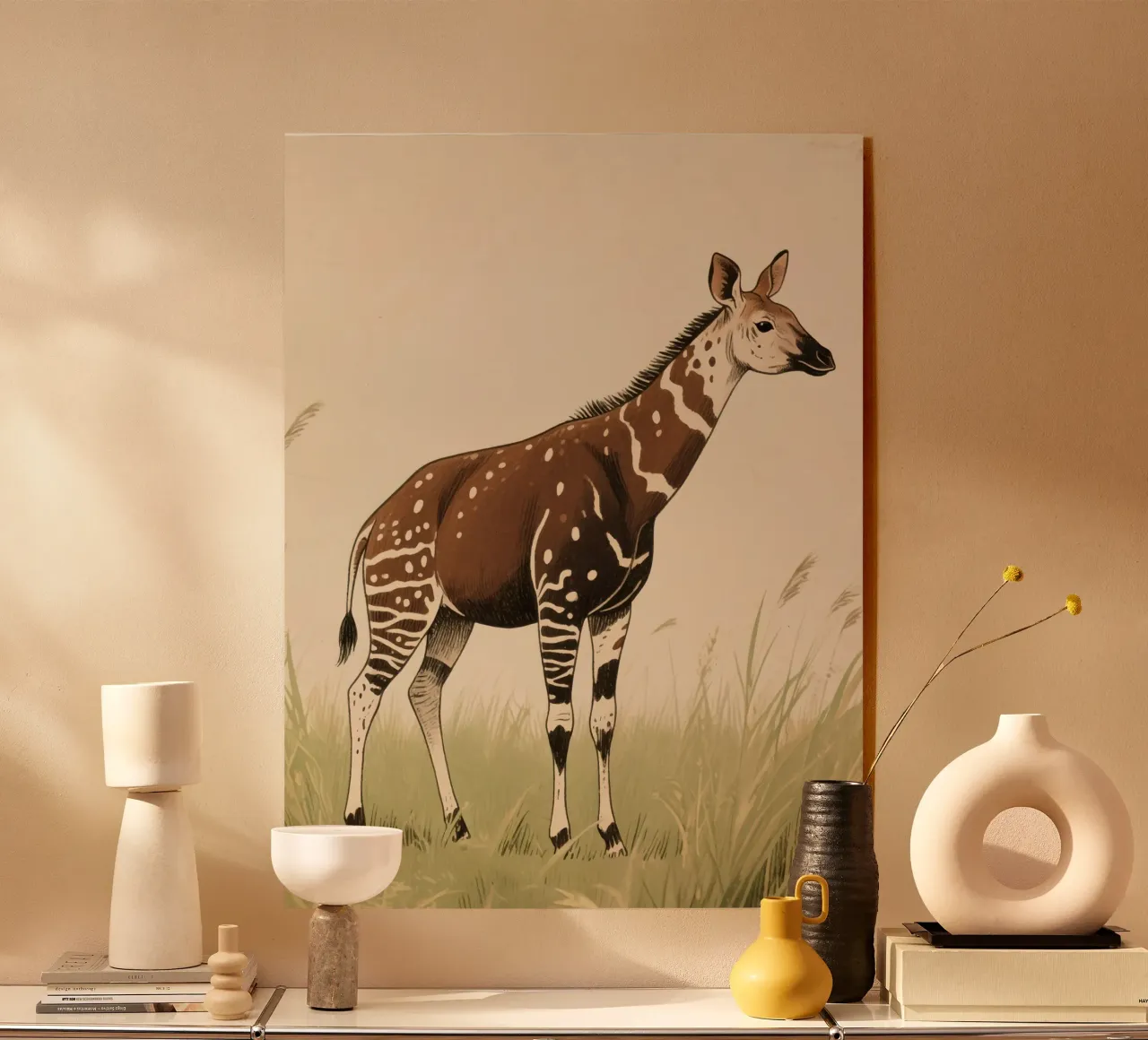Animale Okapi plexiglass da knowledge