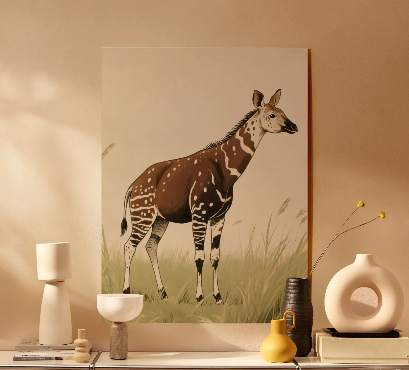 Animale Okapi plexiglass da knowledge