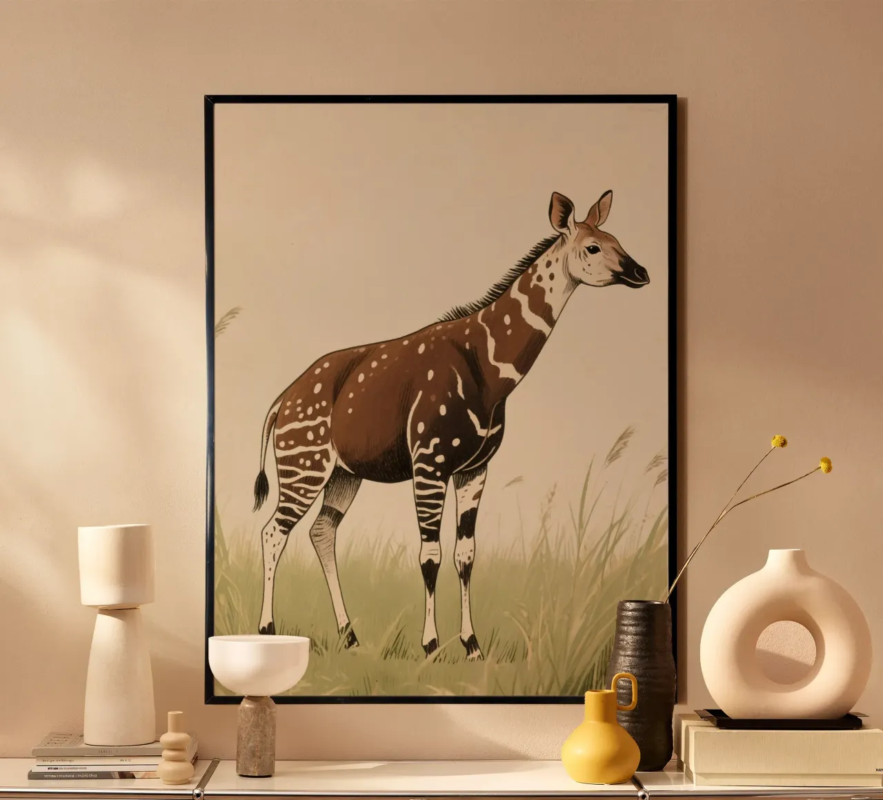 Okapi Tier Poster von knowledge
