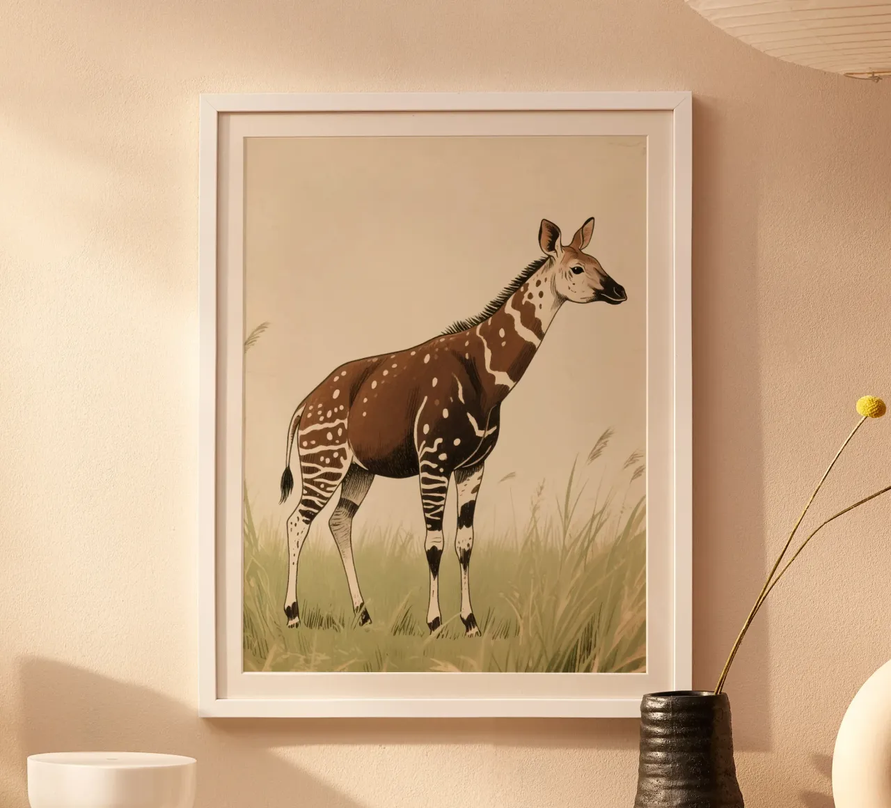 Okapi Tier Poster von knowledge