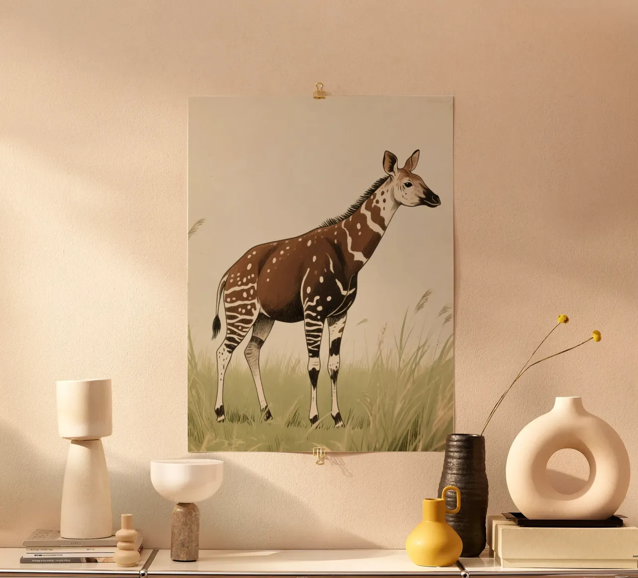 Okapi Tier Poster von knowledge