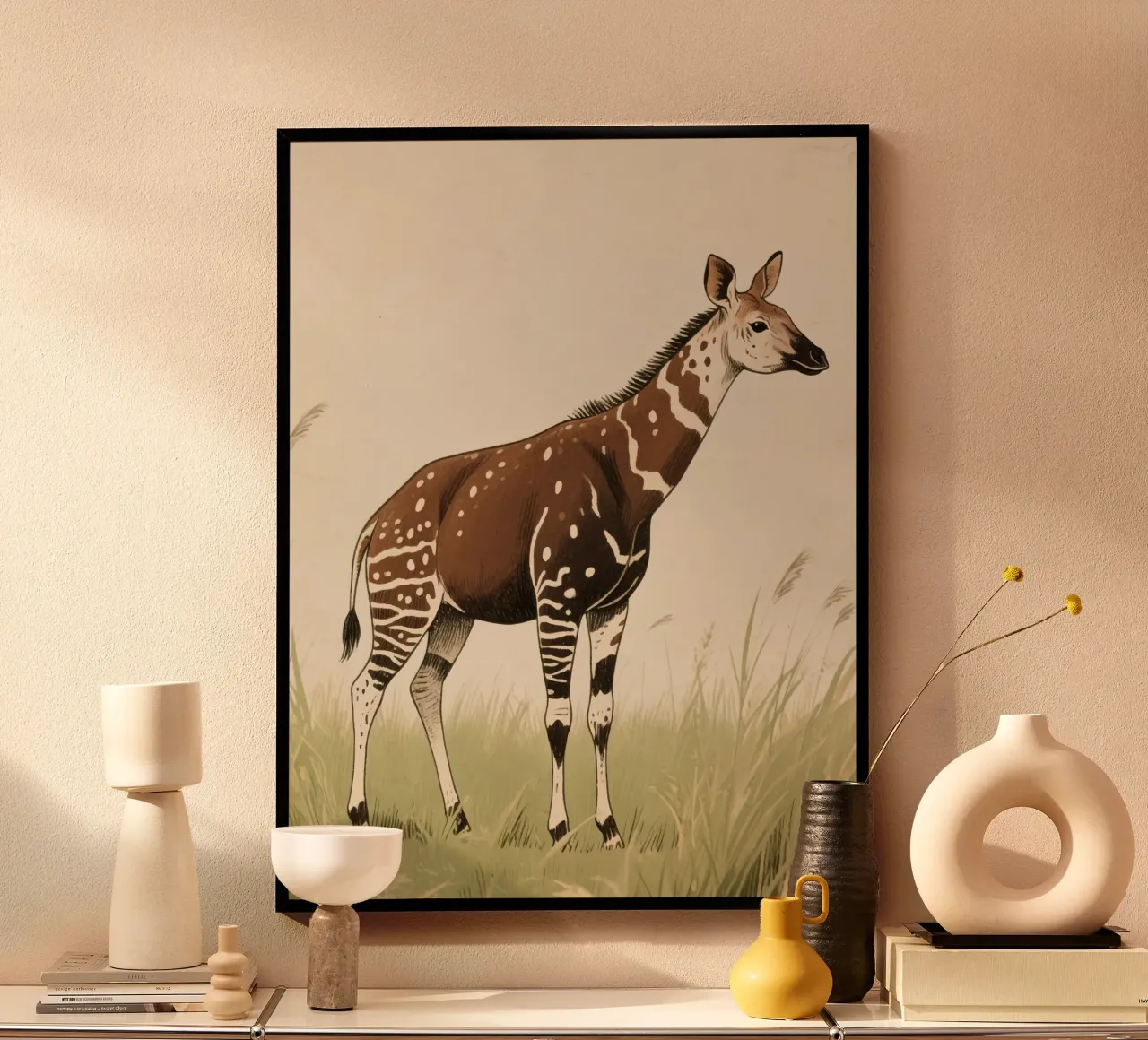 Okapi Tier Poster von knowledge