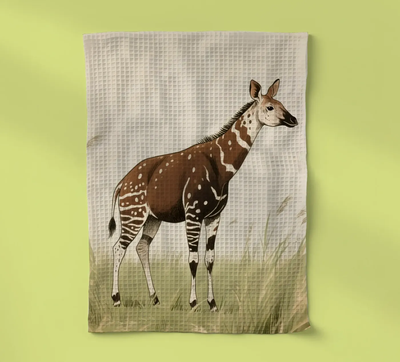 Okapi dier theedoek van knowledge