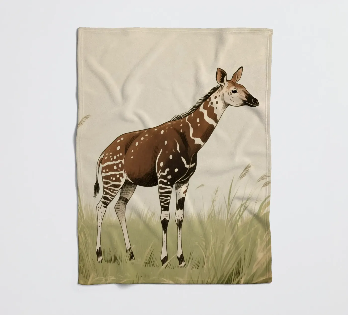 Okapi Animal Fleecedecke von knowledge