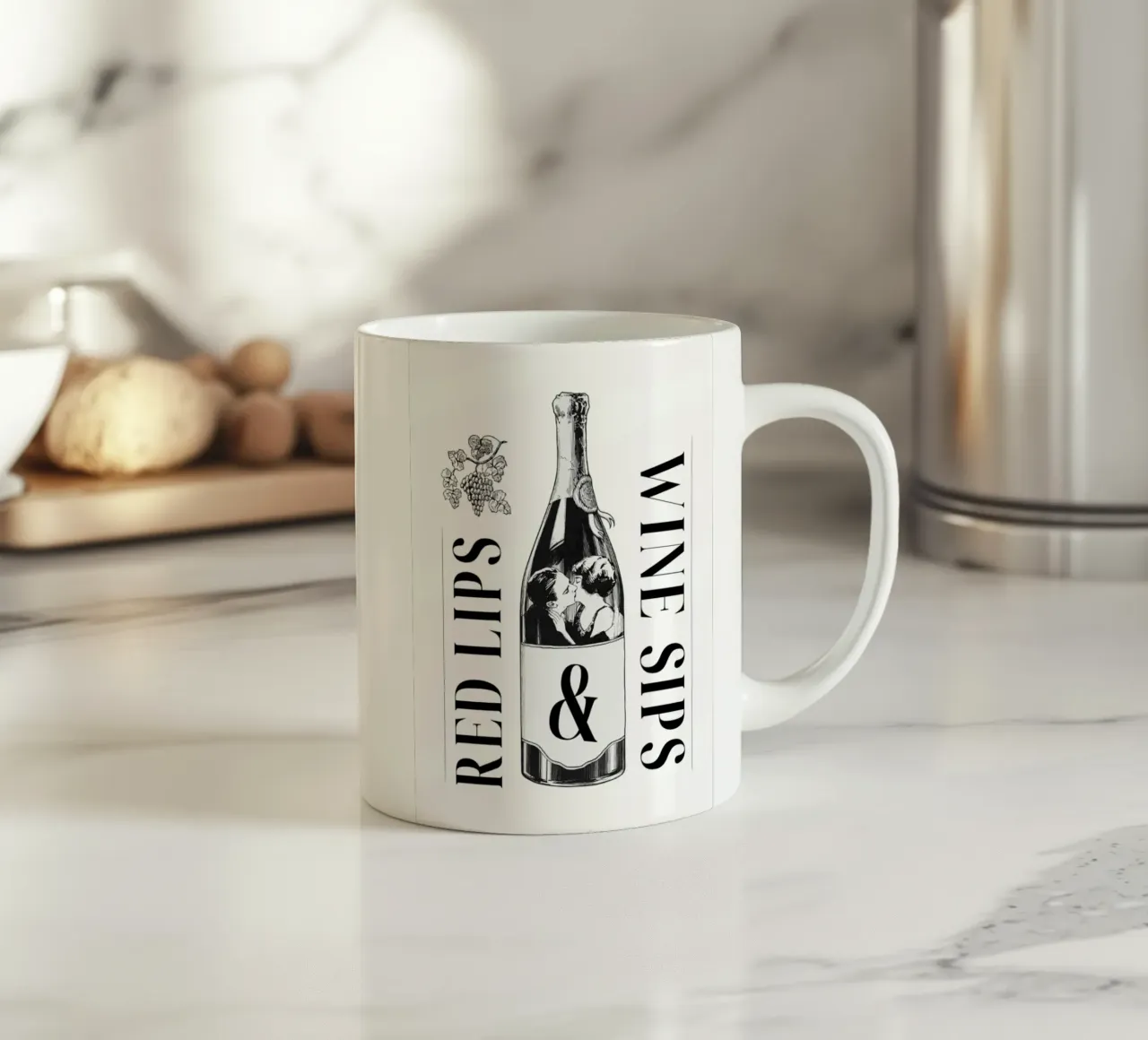 Wine Day tazza in ceramica da Dreamer10