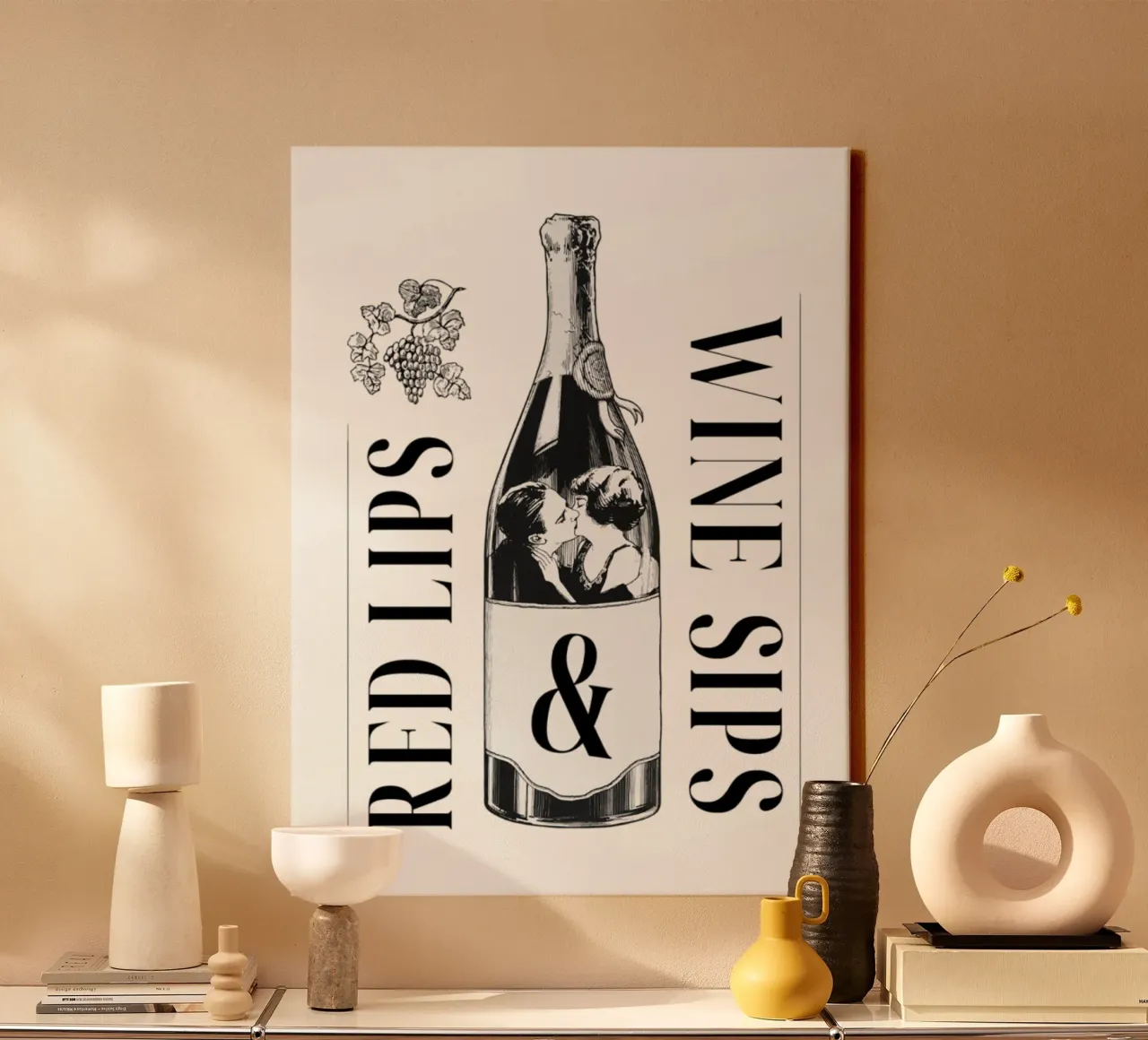 Wine Day tela con Cornice a cassetta da Dreamer10