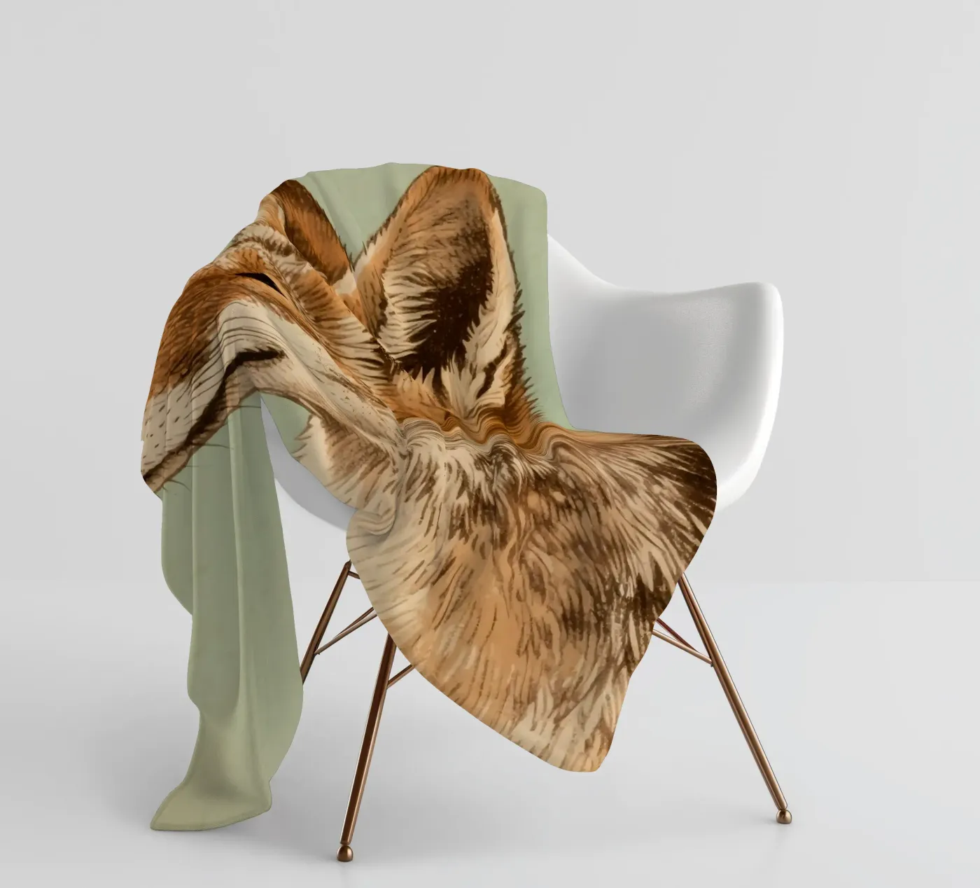 Sciacallo coperta in pile da knowledge