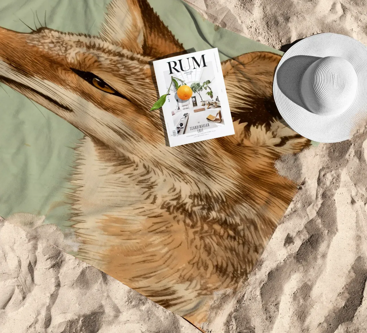 Sciacallo telo mare da knowledge