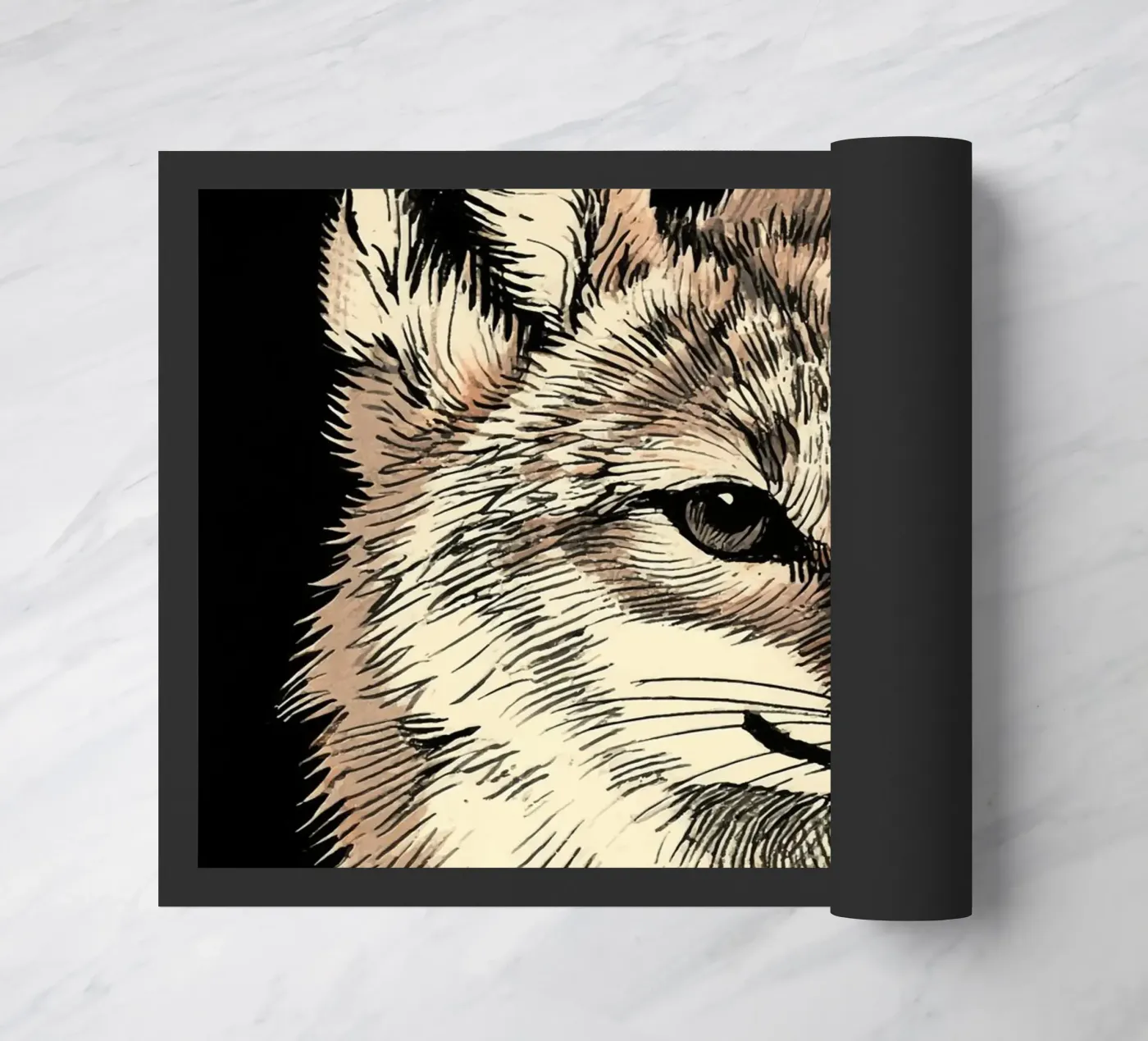 Coyote deurmat van knowledge