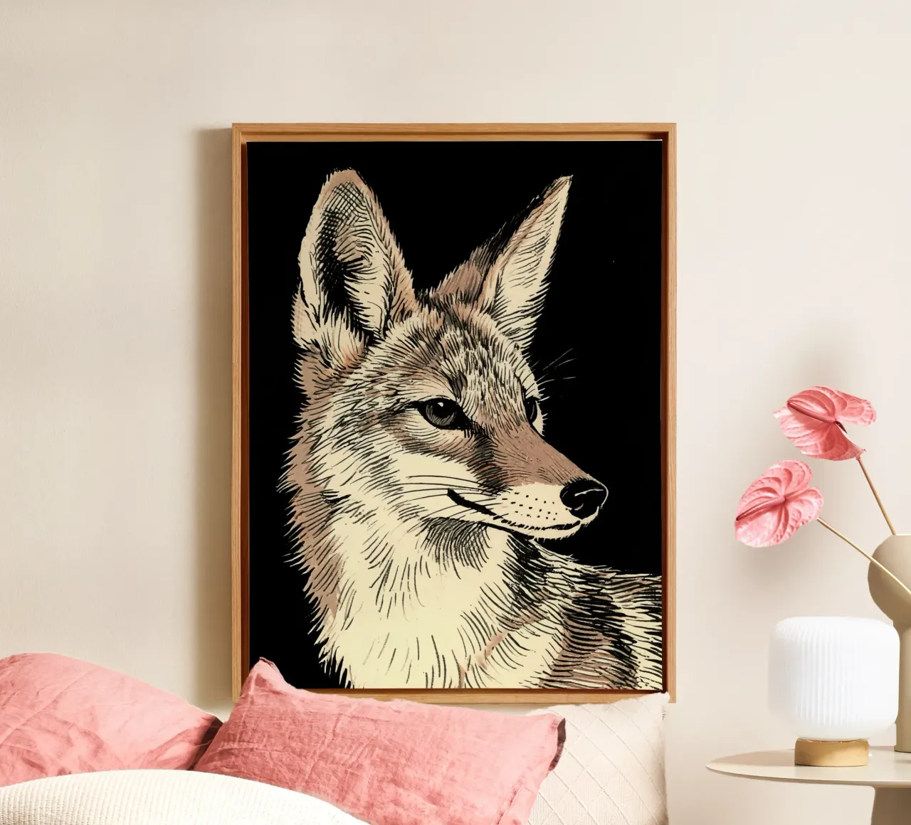 Coyote canvas met Baklijst van knowledge