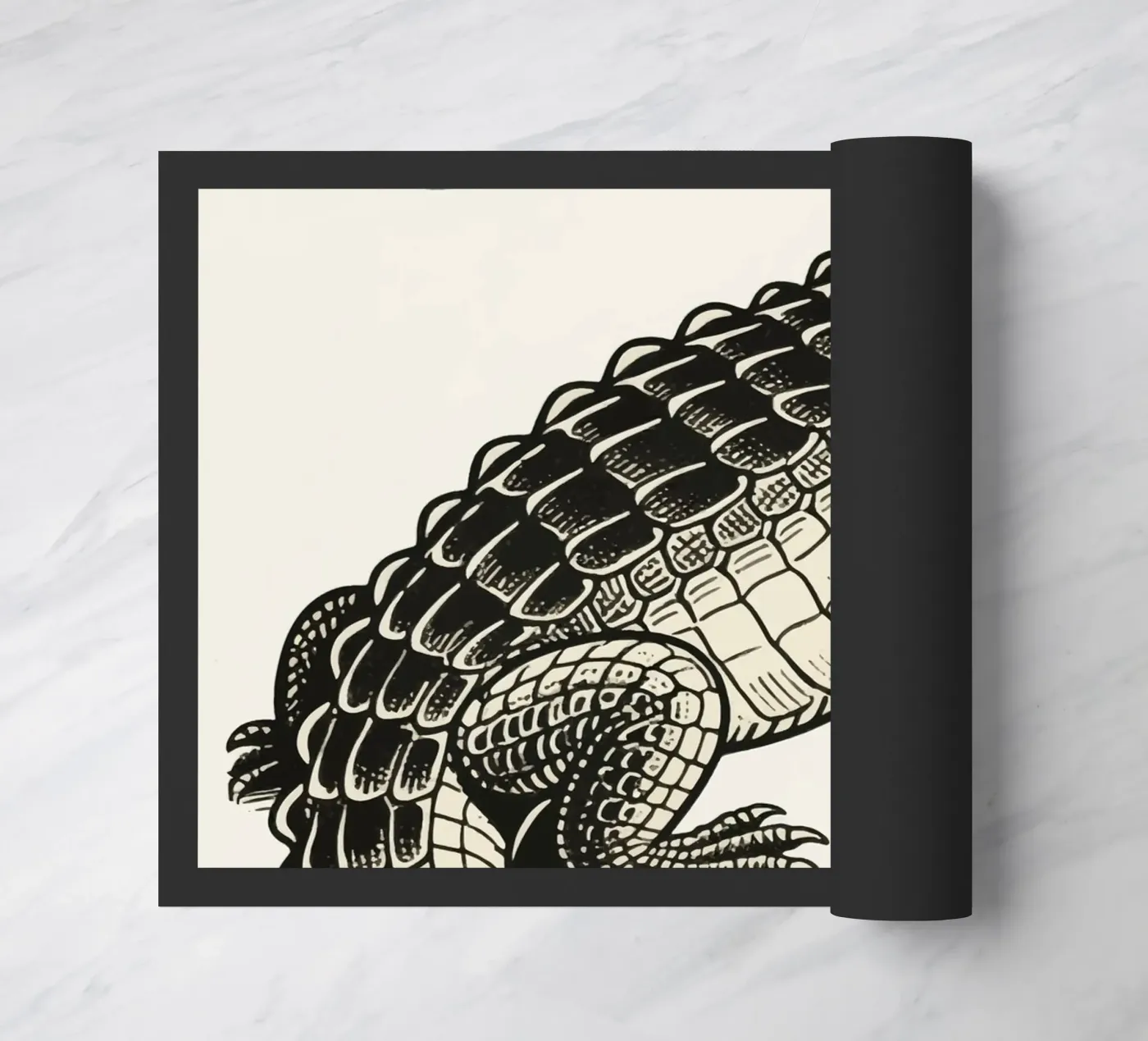 Alligator deurmat van knowledge