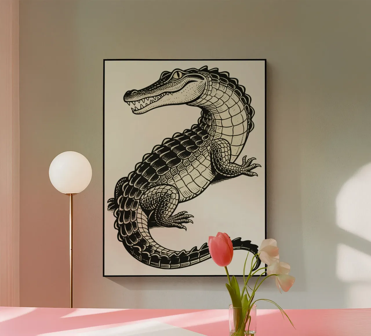 Alligatore plexiglass da knowledge