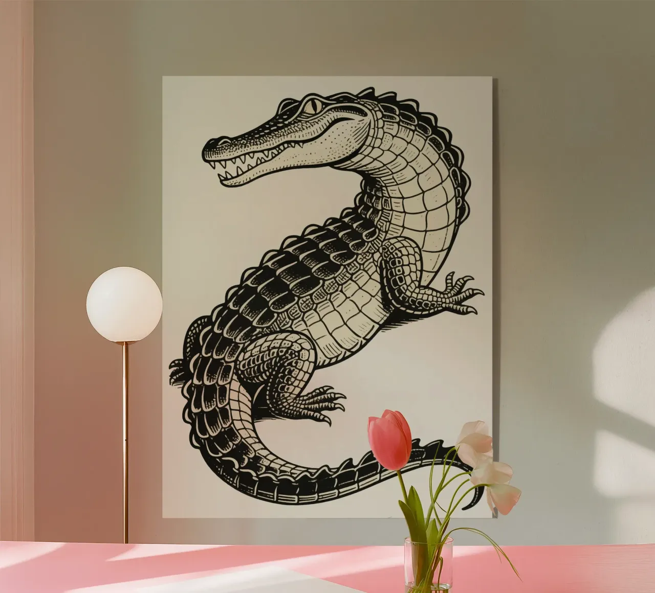 Alligatore plexiglass da knowledge