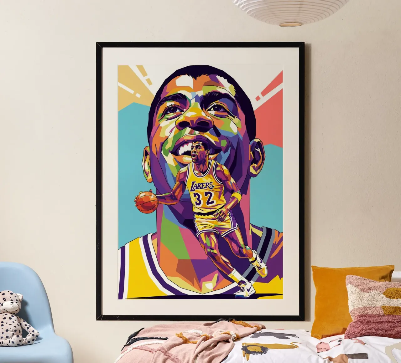Magic Johnson, la leggenda poster da Hantamrata