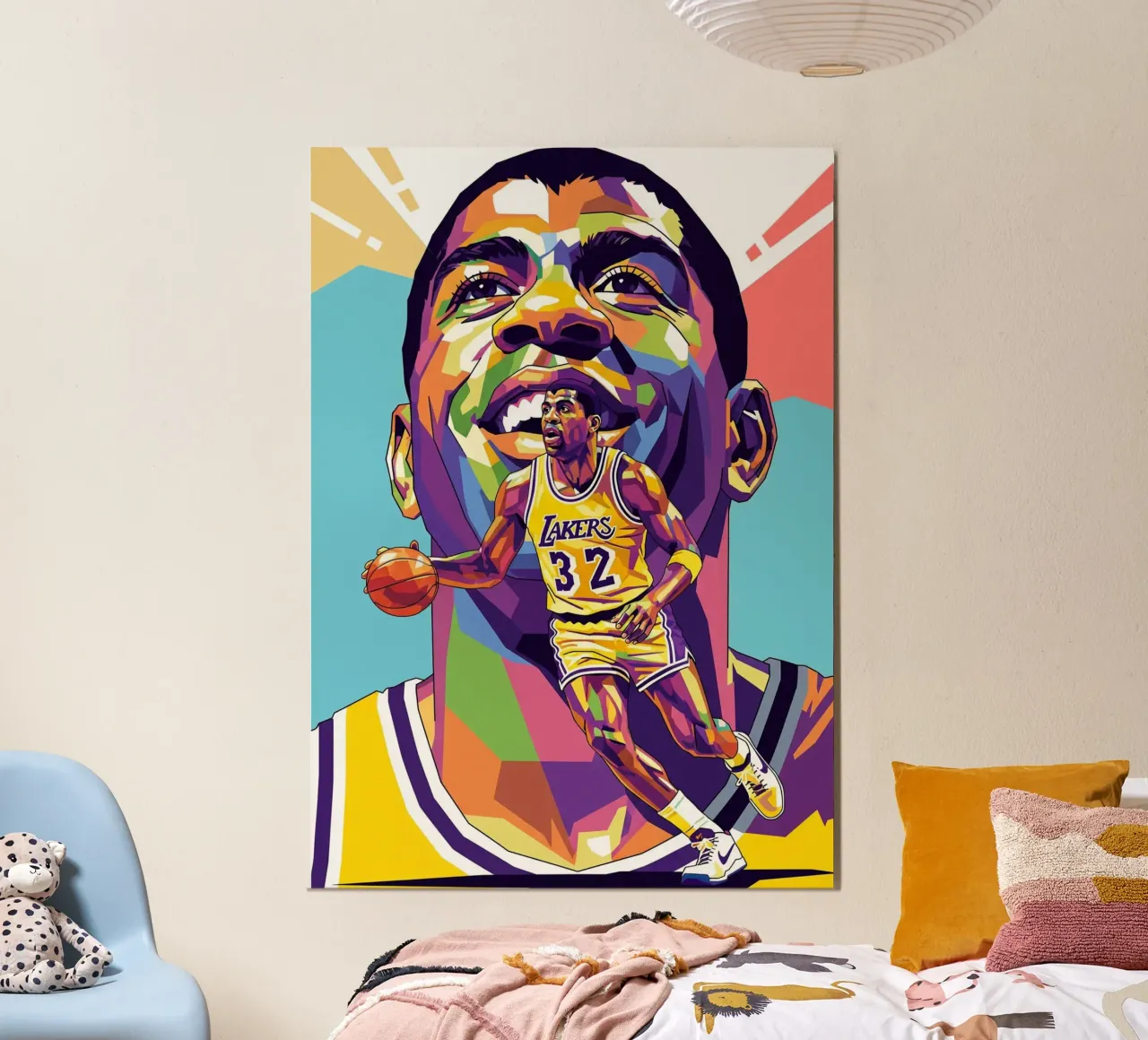 Magic Johnson, la leggenda poster da Hantamrata