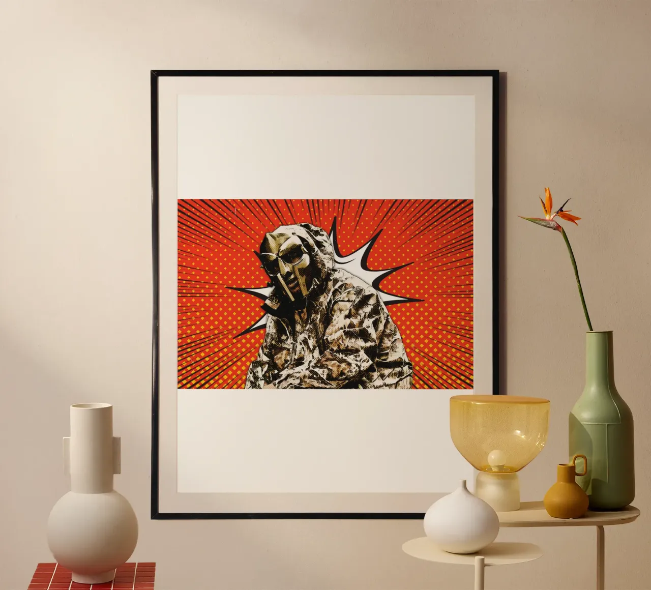 Lunga vita a MF DOOM poster da Jonathan Phillips