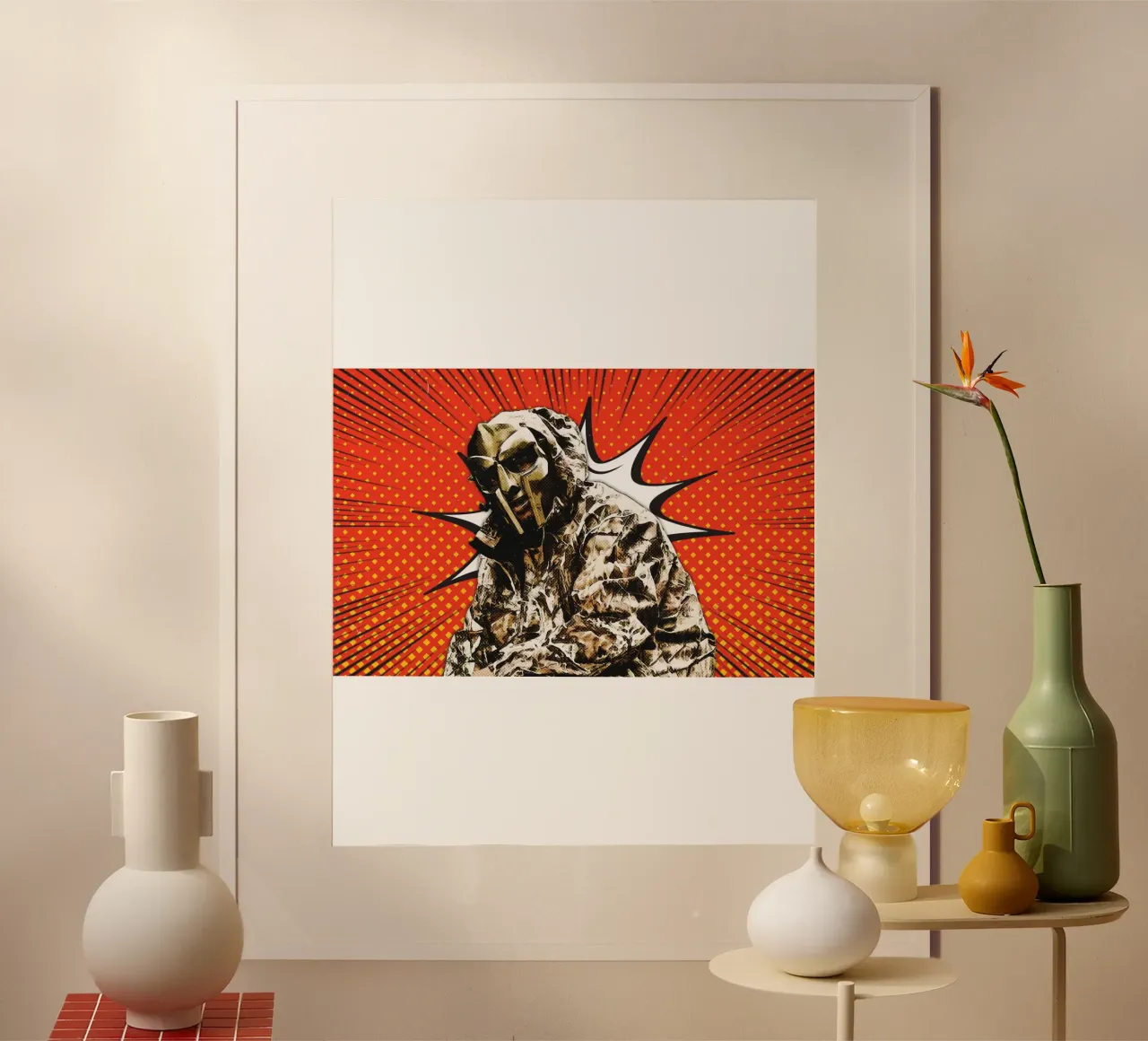 Lunga vita a MF DOOM poster da Jonathan Phillips