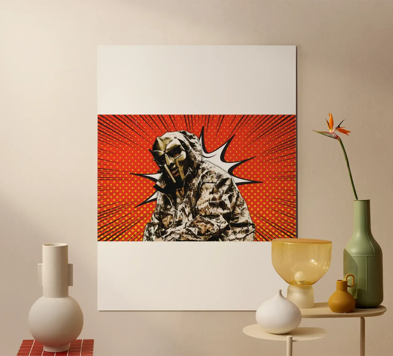 Lunga vita a MF DOOM poster da Jonathan Phillips