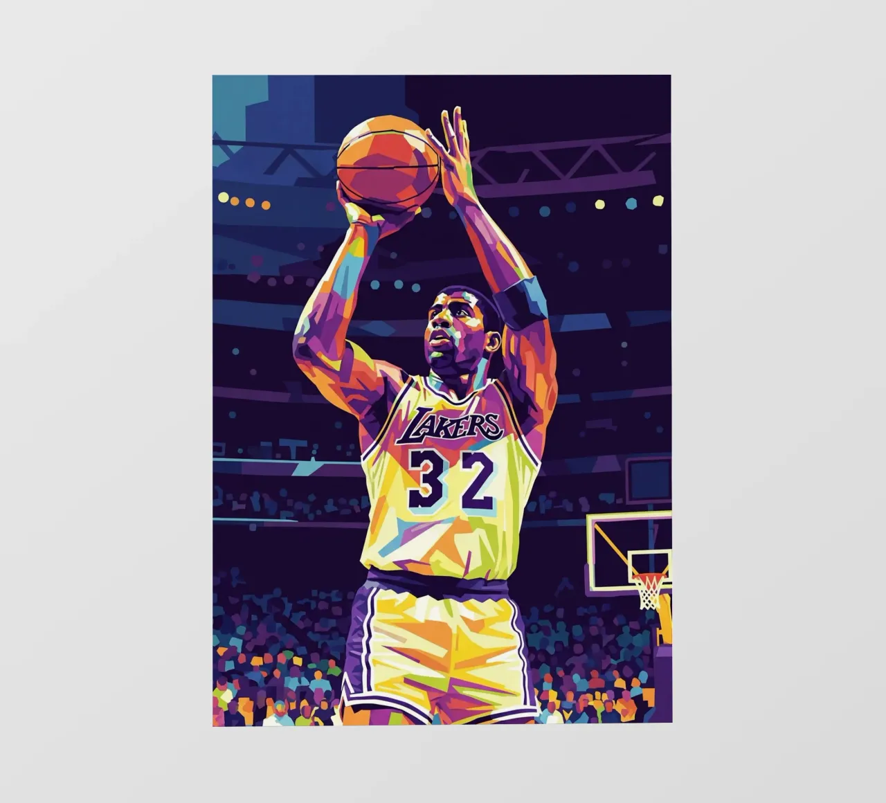 Magic Johnson in prima serata telo in pvc da Hantamrata