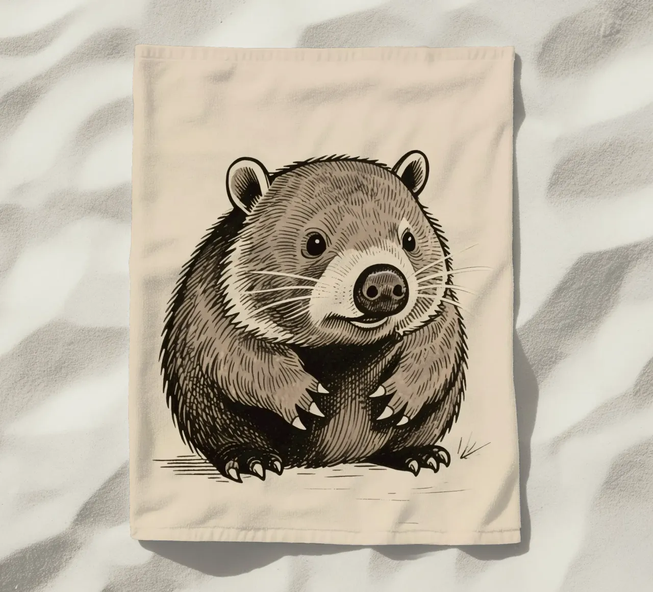 Wombat telo mare da knowledge