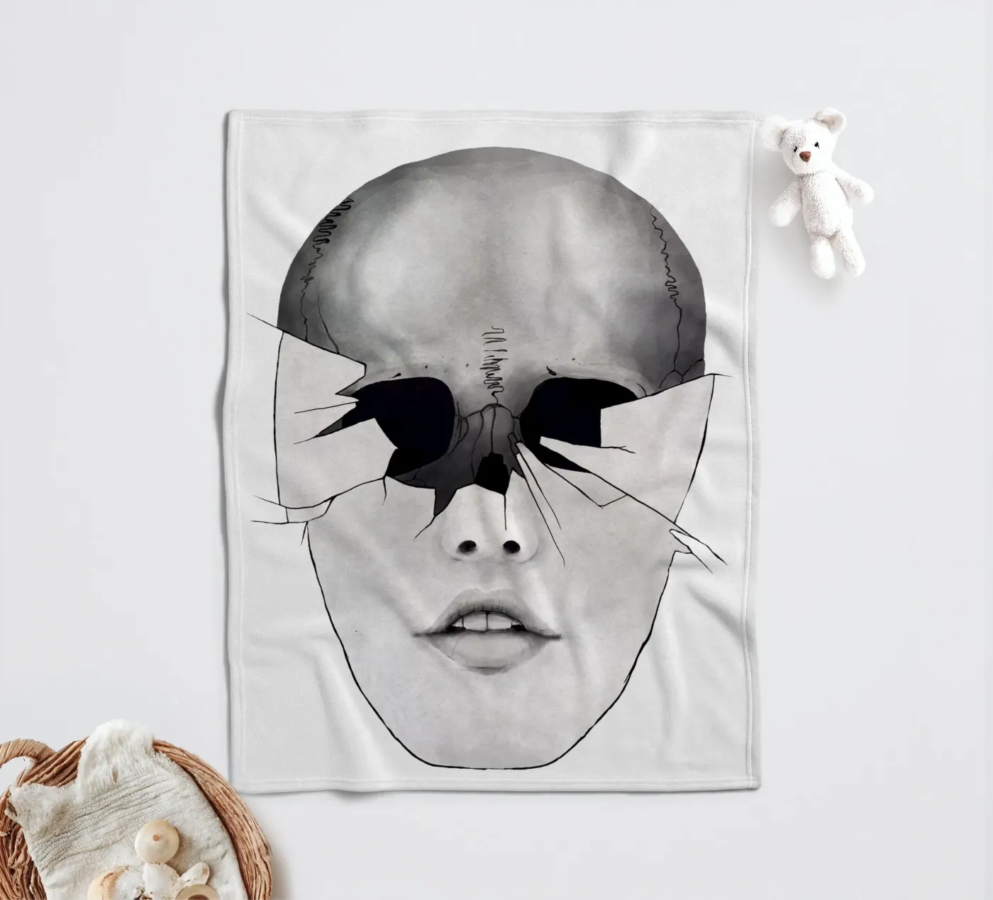 Broken fleecedeken van Kuba Gornowicz