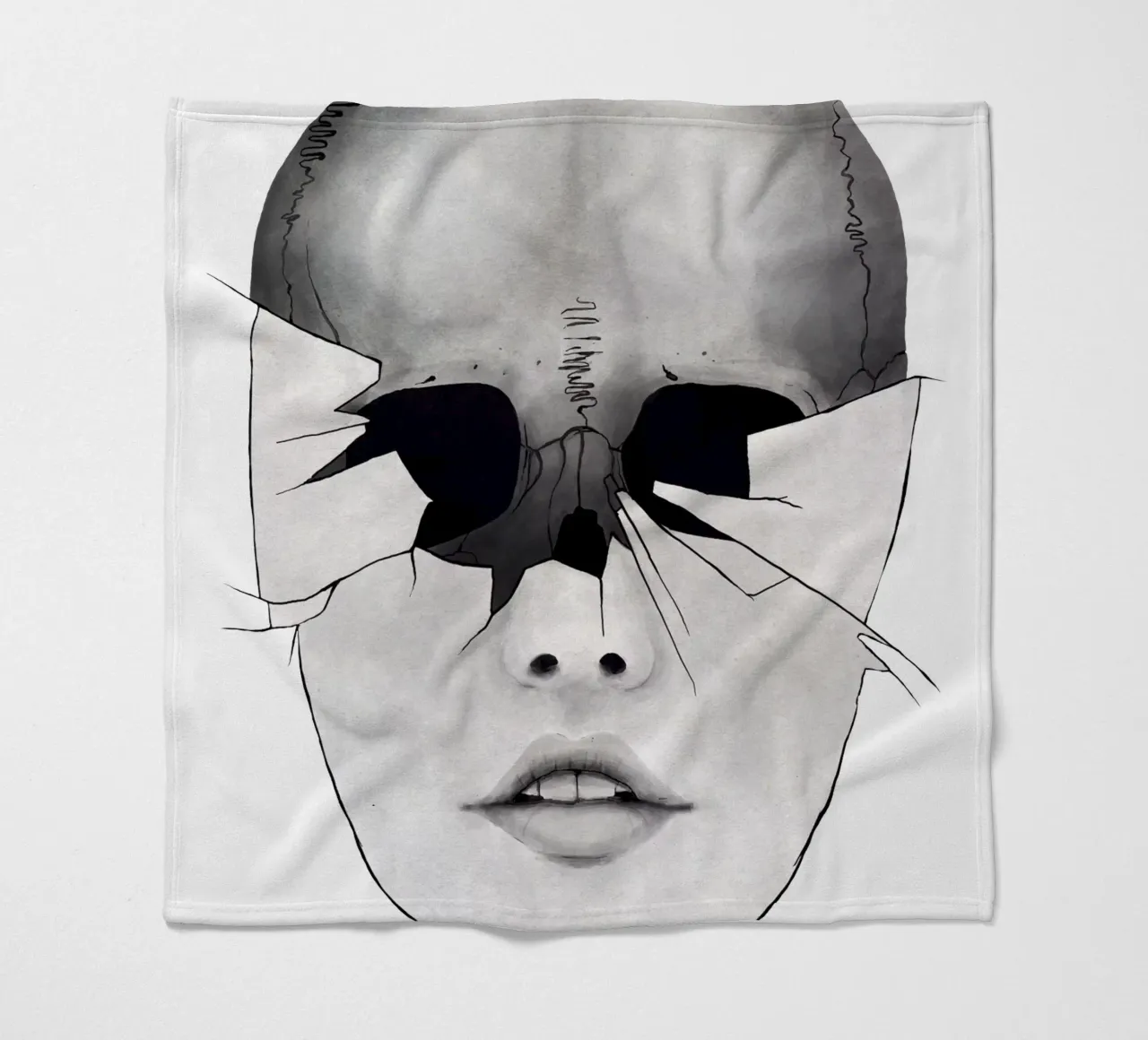 Broken fleecedeken van Kuba Gornowicz