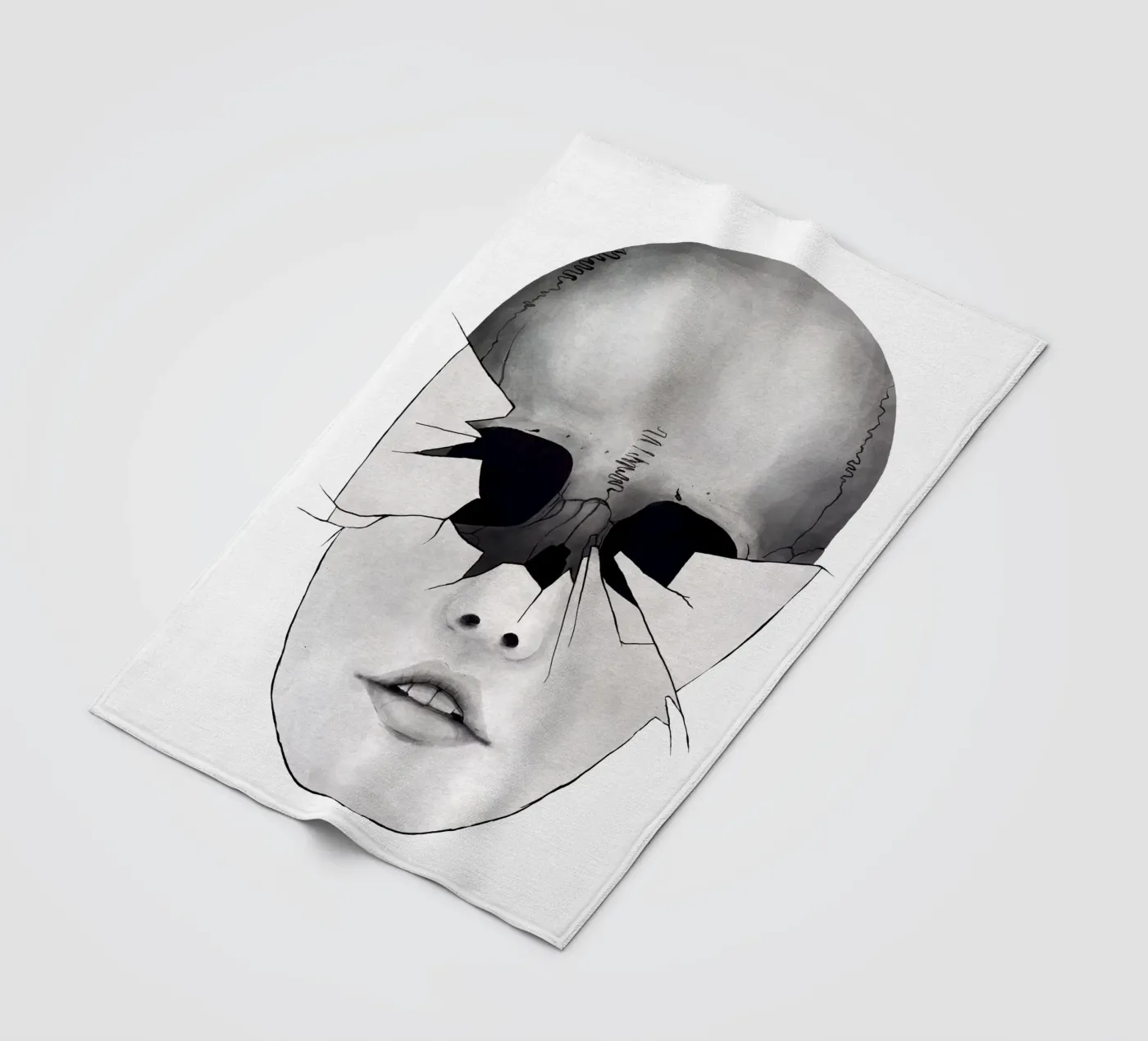 Broken fleecedeken van Kuba Gornowicz