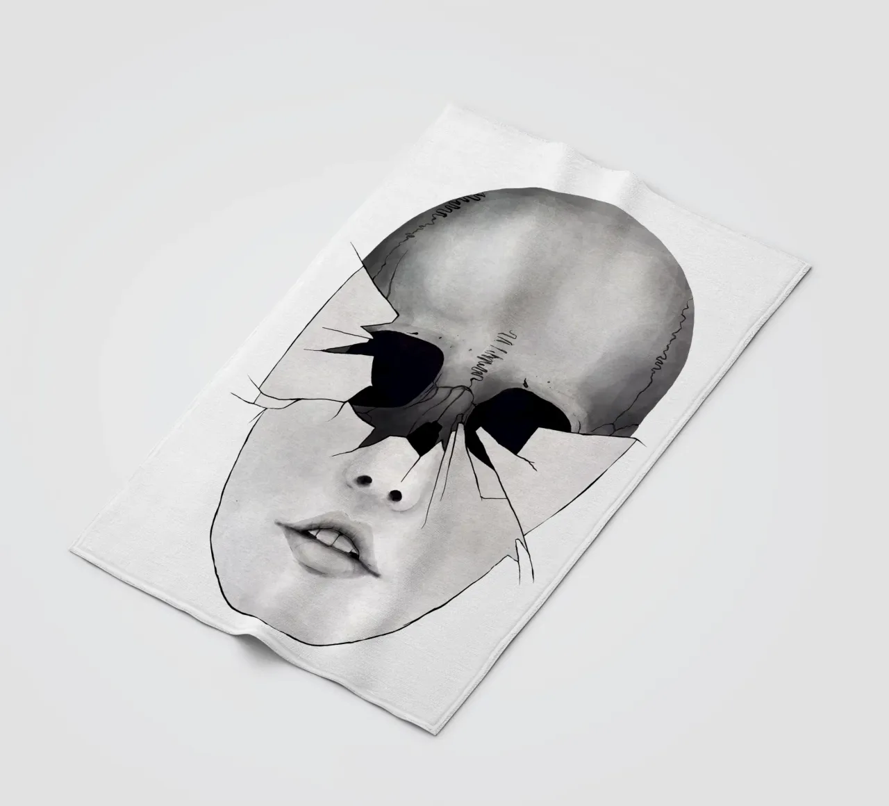 Broken fleecedeken van Kuba Gornowicz