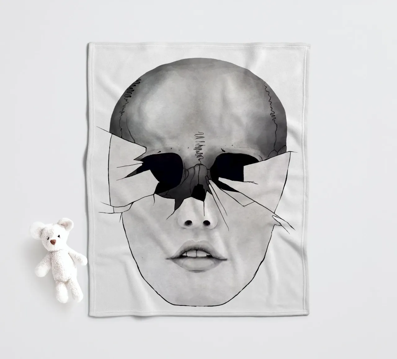 Broken fleecedeken van Kuba Gornowicz