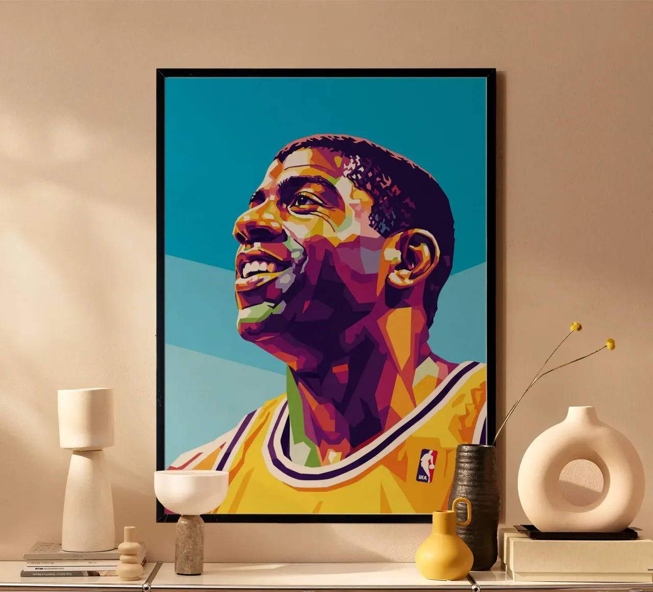 Il sorriso di Magic Johnson poster da Hantamrata