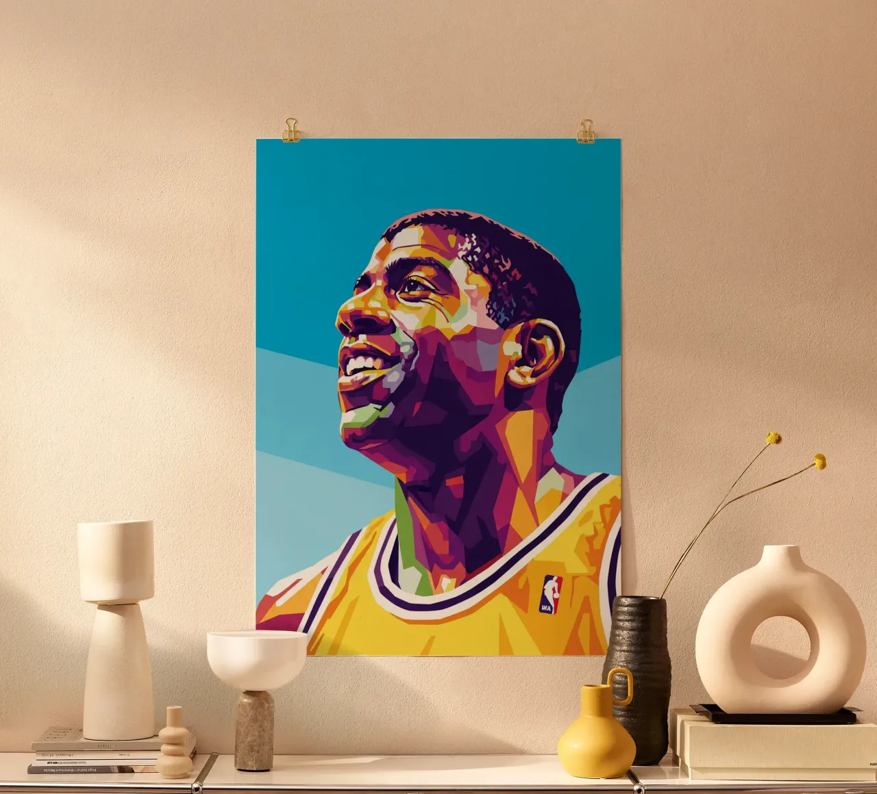 Il sorriso di Magic Johnson poster da Hantamrata