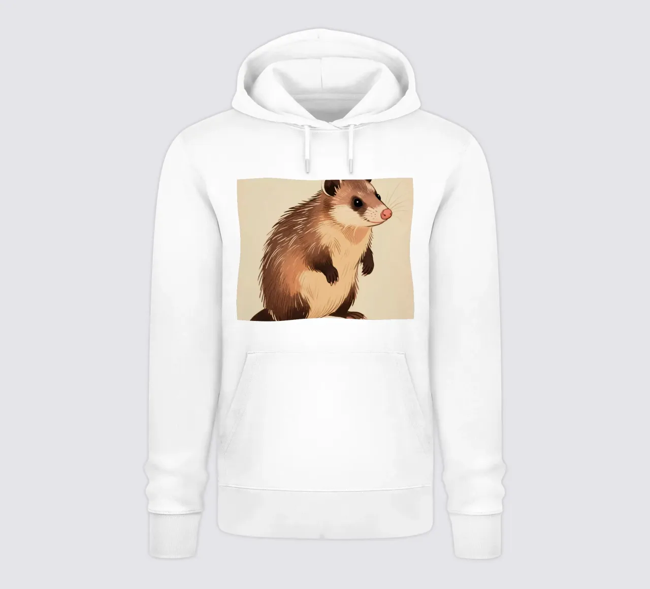 Opossum felpa con cappuccio da knowledge