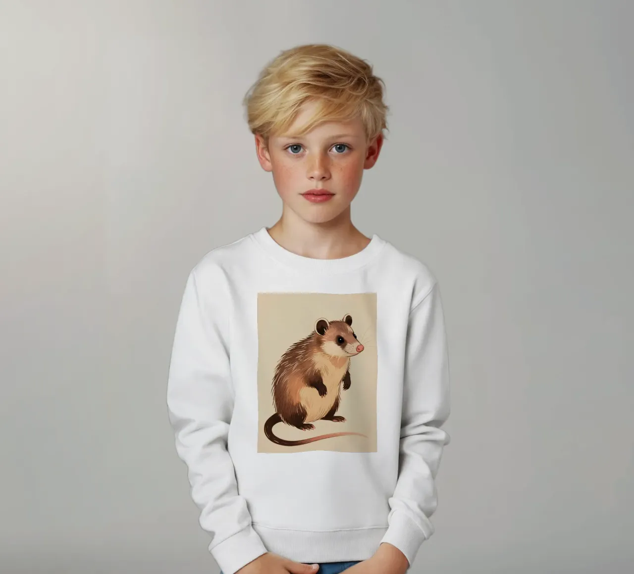Opossum felpa bambino da knowledge