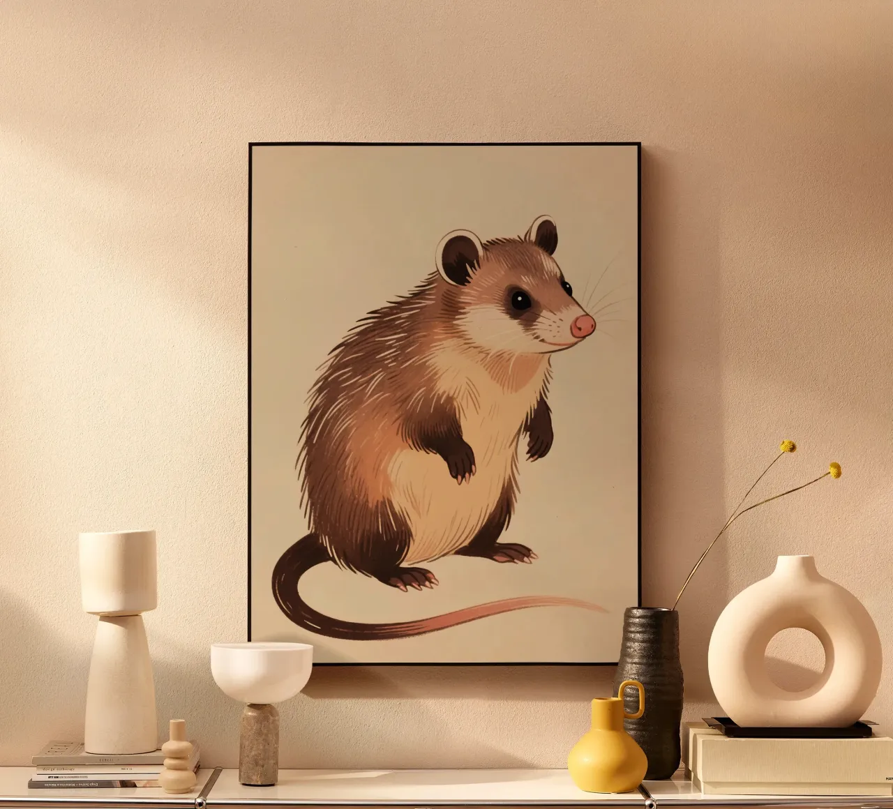 Opossum plexiglass da knowledge