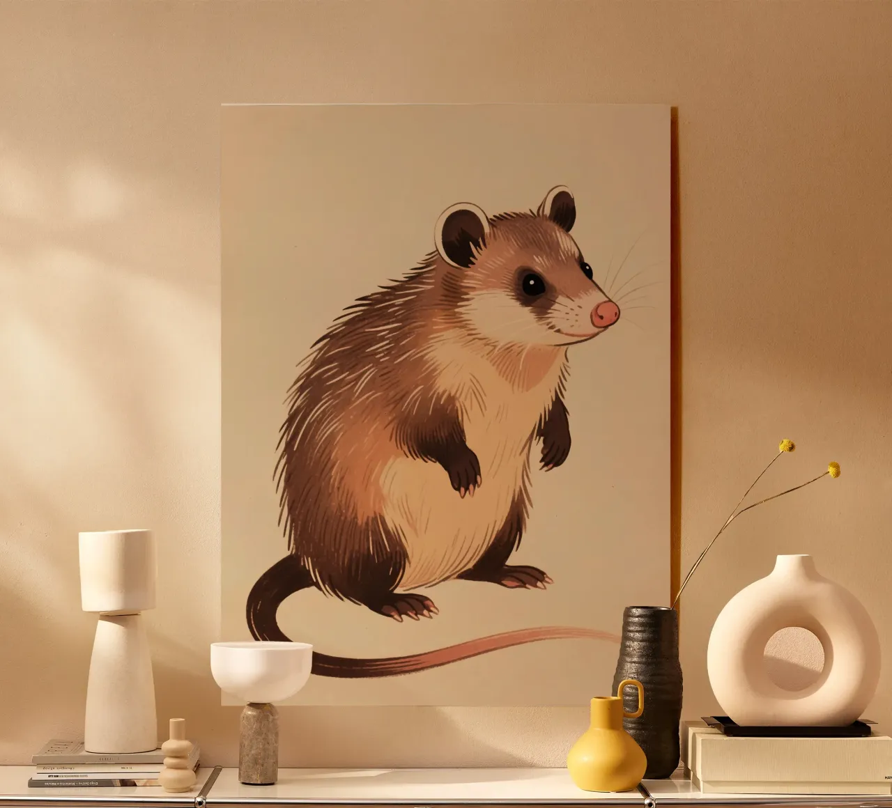 Opossum plexiglass da knowledge