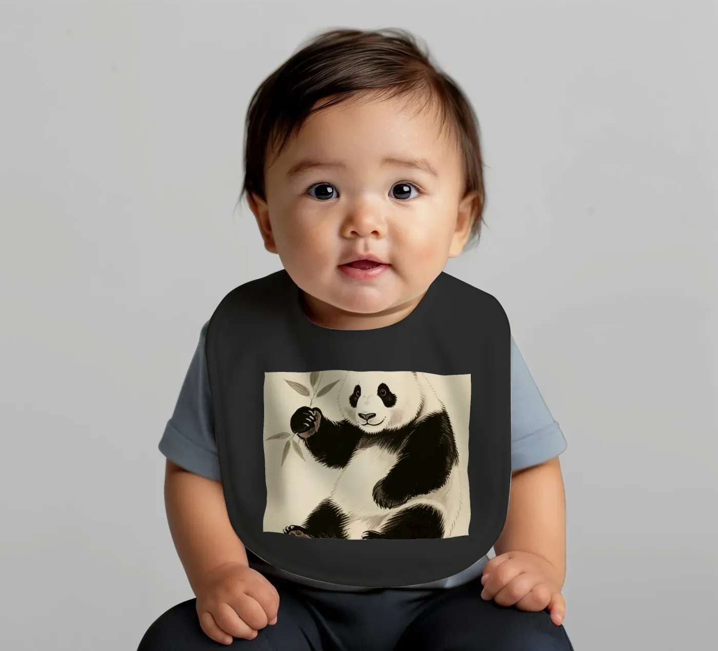 Panda Babylätzchen von knowledge