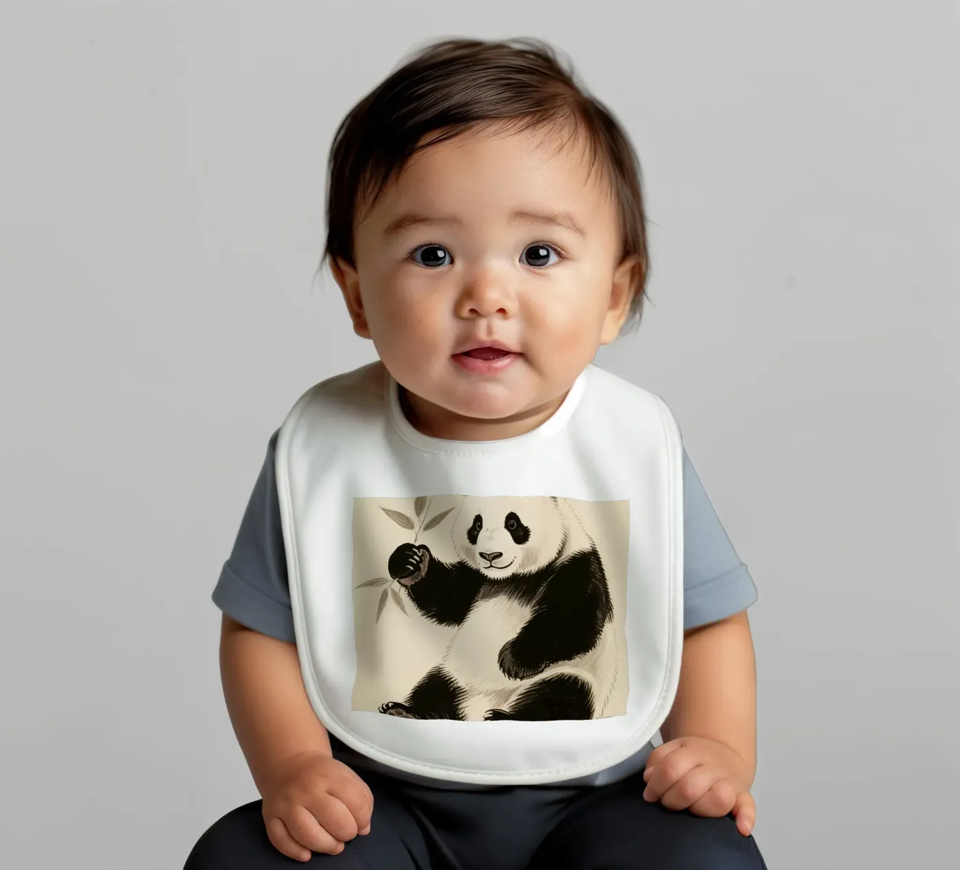 Panda Babylätzchen von knowledge