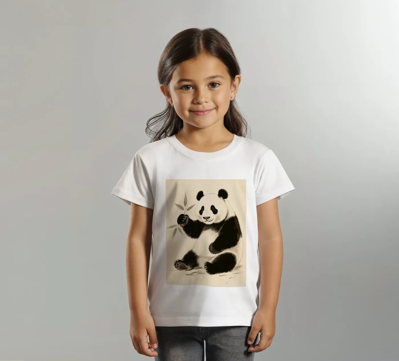 Panda kinder t-shirt van knowledge