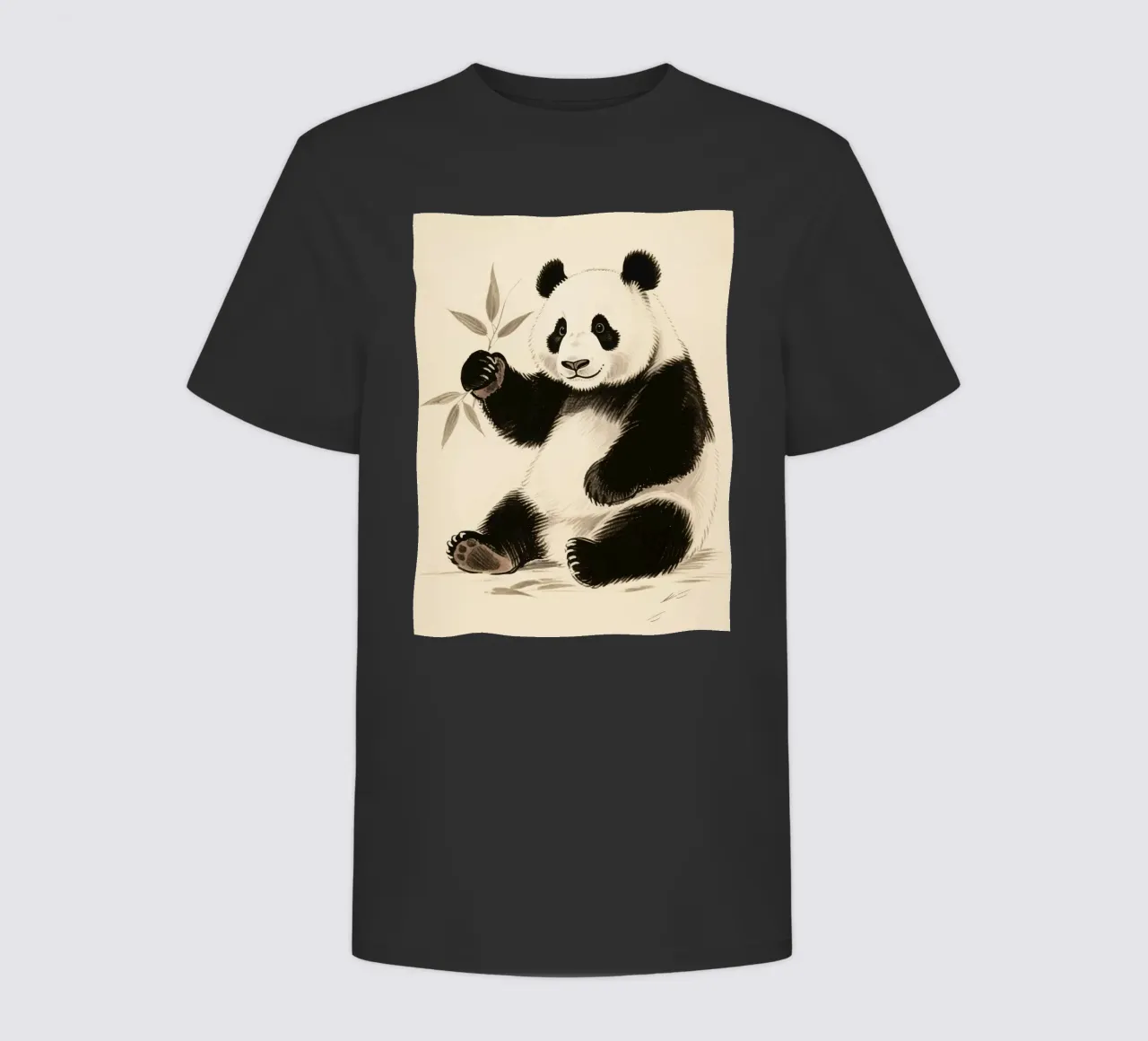 Panda t-shirt bambini da knowledge