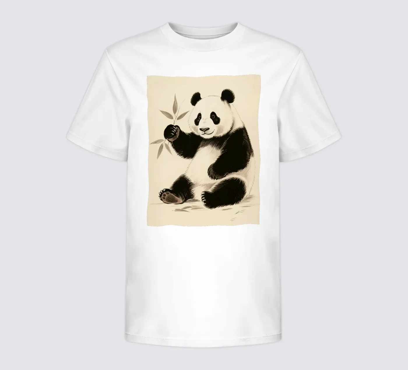 Panda t-shirt bambini da knowledge