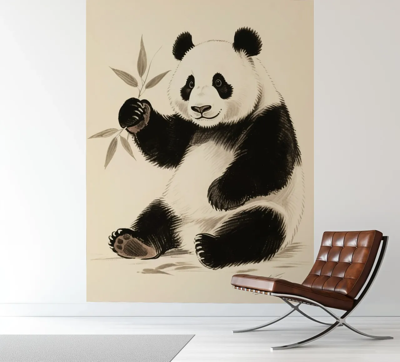 Panda fotobehang van knowledge